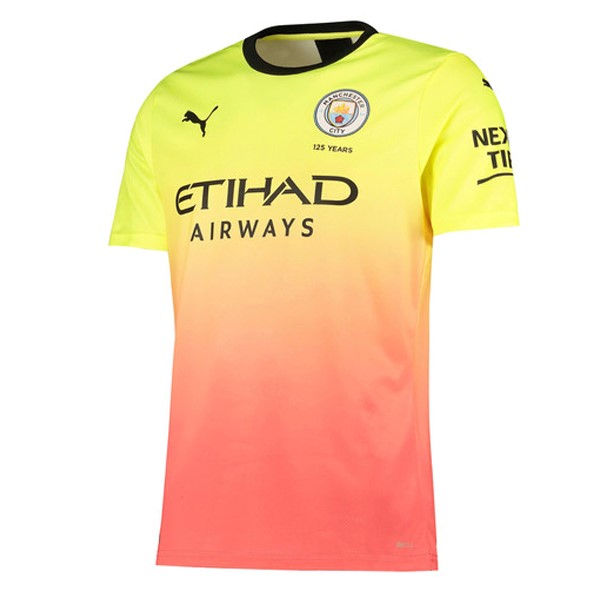 Camiseta Manchester City 3ª 2019-2020 Naranja